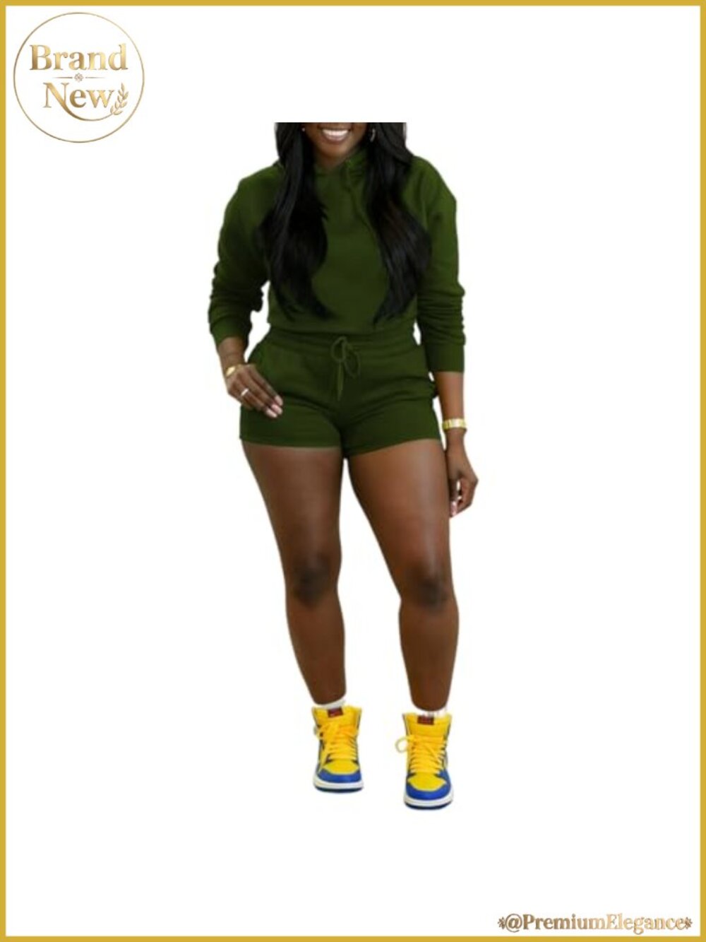 Womens 2 Piece Outfits Bodycon Sweatsuit Long Sleeve Hoodie Jogger Set